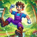 Nintendo Character in Purple Overalls NYT