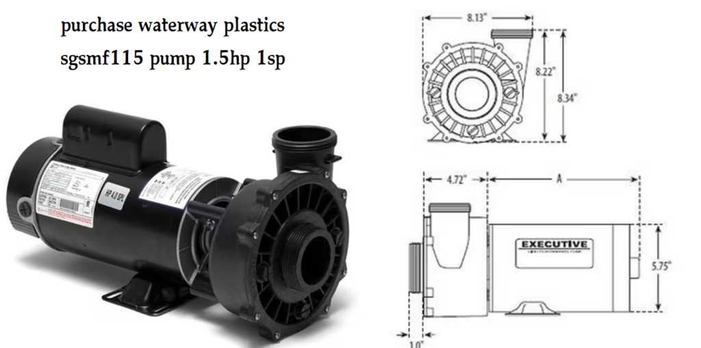 purchase waterway plastics sgsmf115 pump 1.5hp 1sp