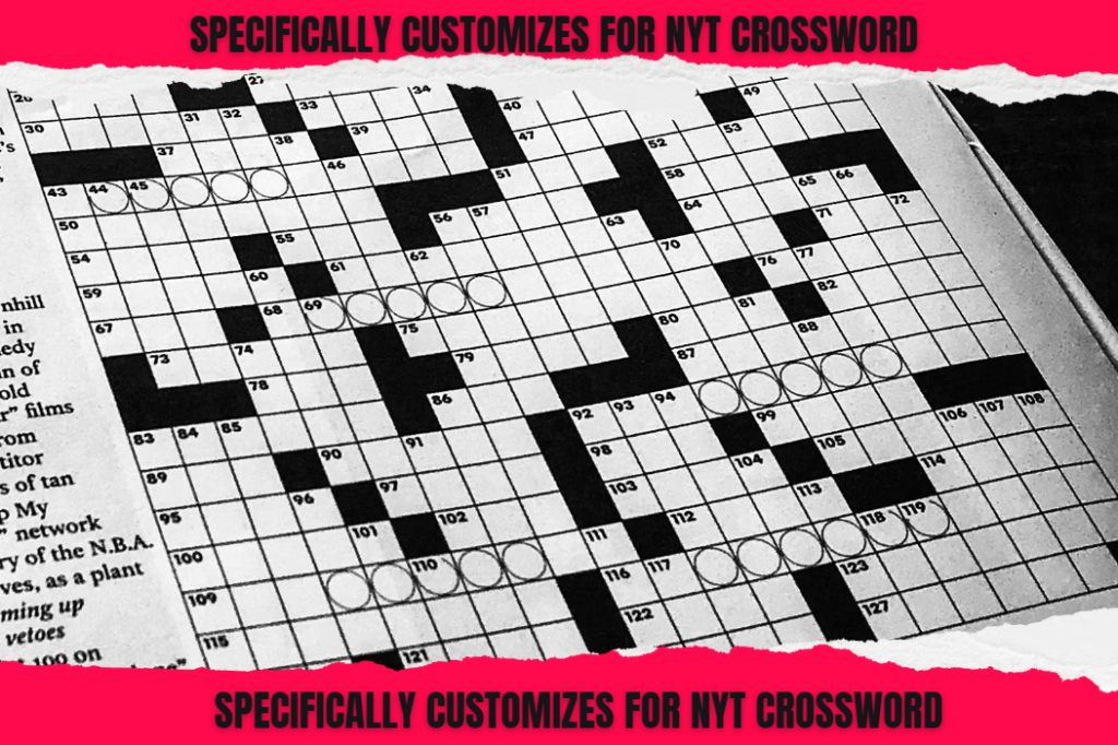 Specifically Customizes for NYT Crossword