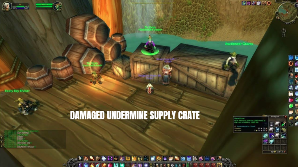 Damaged Undermine Supply Crate