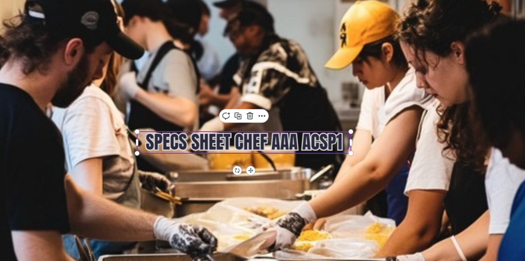 specs sheet chef aaa acsp1