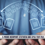 E-Prime Reimport StatView and SPSS Text File Process