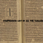 Comprehsive List of All the Tanaaim