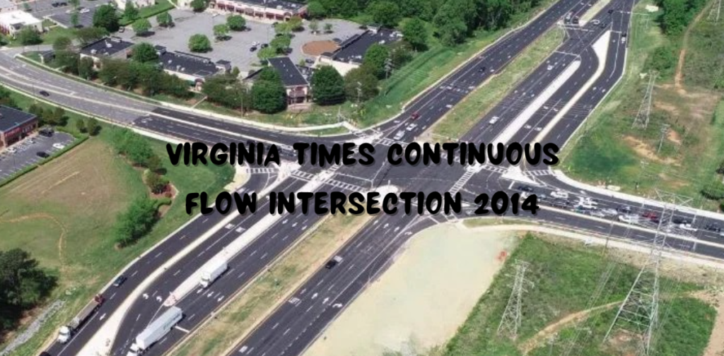 Virginia Times Continuous Flow Intersection 2014