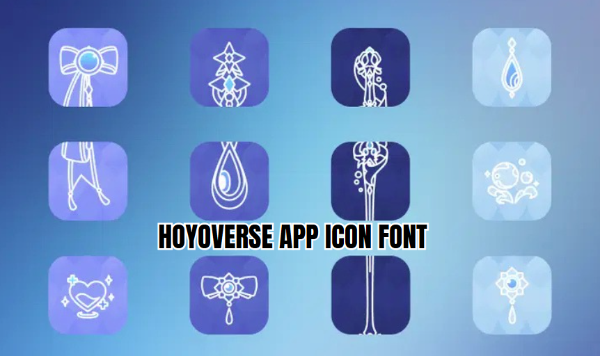 Hoyoverse App Icon Font