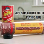 jr's 5015 ground beef in a 1 lb plastic tube