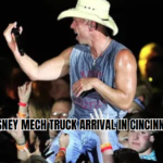 Kenny Chesneys Mech Truck Arrival in Cincinnati 2024